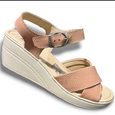 Romulo Sandalia Cuero Faisan Mujer Ref 7254